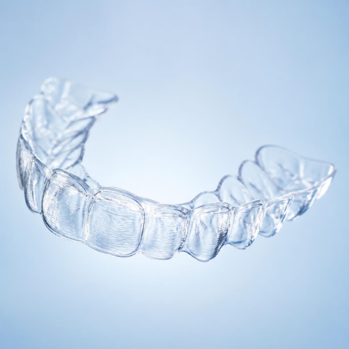 Transparent Invisalign clear aligner